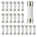 20/100pcs Ceramic Tube Fuses 5*20mm 6*30mm Fast-Blow Slow-Blow  250V 0.5A 1A 2A 3A 5A 10A 20A 30A AMP for Circuit Protection