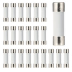 20/100pcs Ceramic Tube Fuses 5*20mm 6*30mm Fast-Blow Slow-Blow  250V 0.5A 1A 2A 3A 5A 10A 20A 30A AMP for Circuit Protection