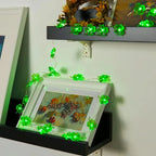 DIY Clover String Lights Green Decorative Lighting Battery Powered for Party Home Holiday Decoration