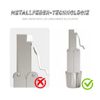ZoeRax RJ45 Cat8 Cat7 Connector Tool-Free All Metal Ethernet Termination Plug for 22~24AWG CAT8/CAT7/CAT6A Lan Cable