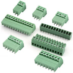 PCB Screw Terminal Block Connector 2.54mm 3.5mm 3.81mm 5.08mm 2-16Pin Male Female Socket Pin Header Wire 15EDG KF2EDG