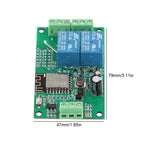 ESP8266 WIFI Relay Board Dual Channel ESP-12F Development Board DC 5V 10A Wireless Smart Relay Module Based on Arduino