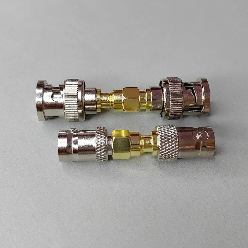 2PCS/1Set BNC to SMA Male/Female Connectors Adapter for Wireless LAN Devices Coaxial Cable WiFi or Handheld Radios