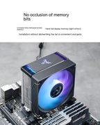 JONSBO CR-1000EVO CPU Cooler 120mm ARGB PWM CPU Cooling Fan 4 Heat Pipes TDP 220W Radiator For intel LGA 115X 1200 1700 AM4 AM5