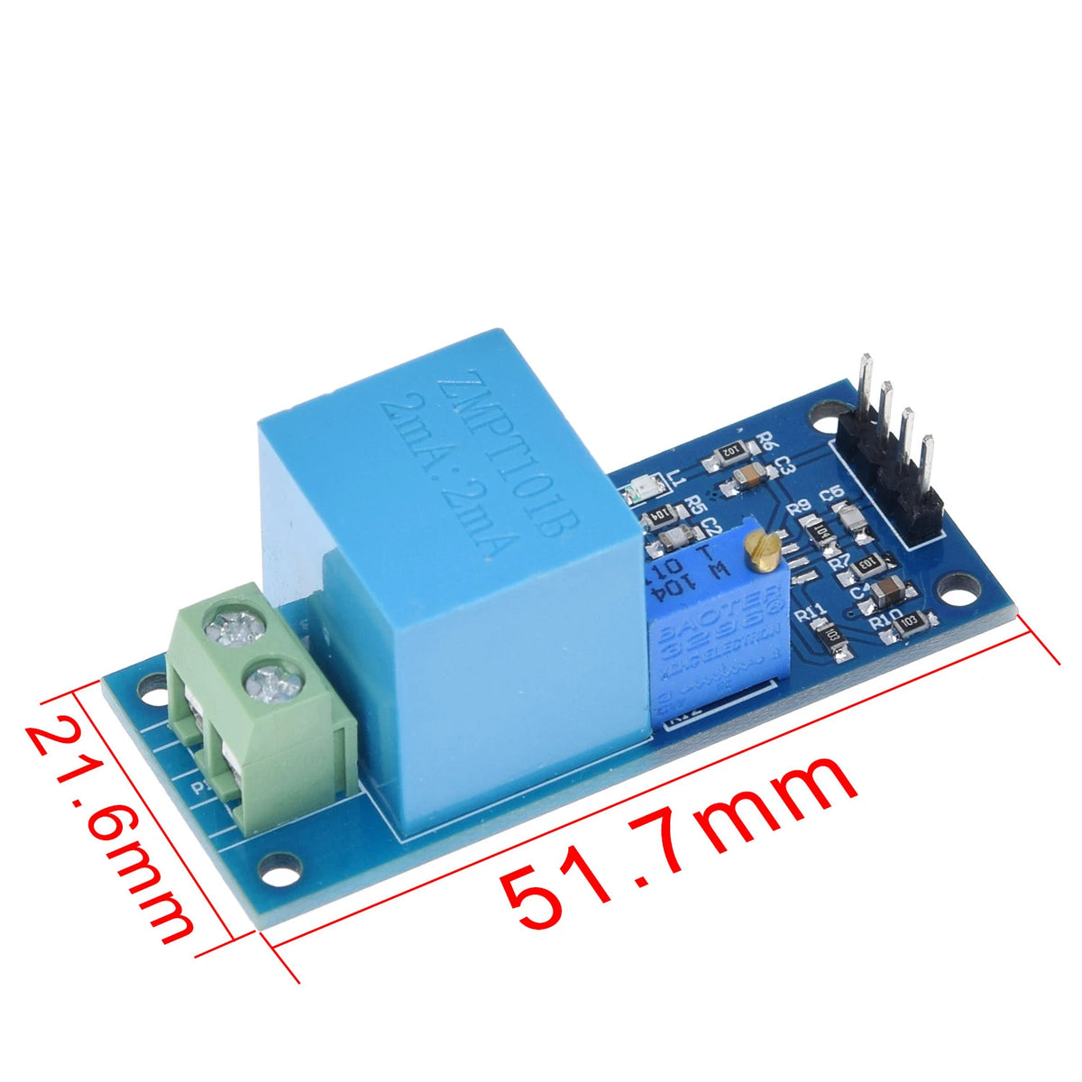 1/3PCS Active Single Phase Voltage Transformer Module AC Output Voltage Sensor for Arduino Mega ZMPT101B 2mA
