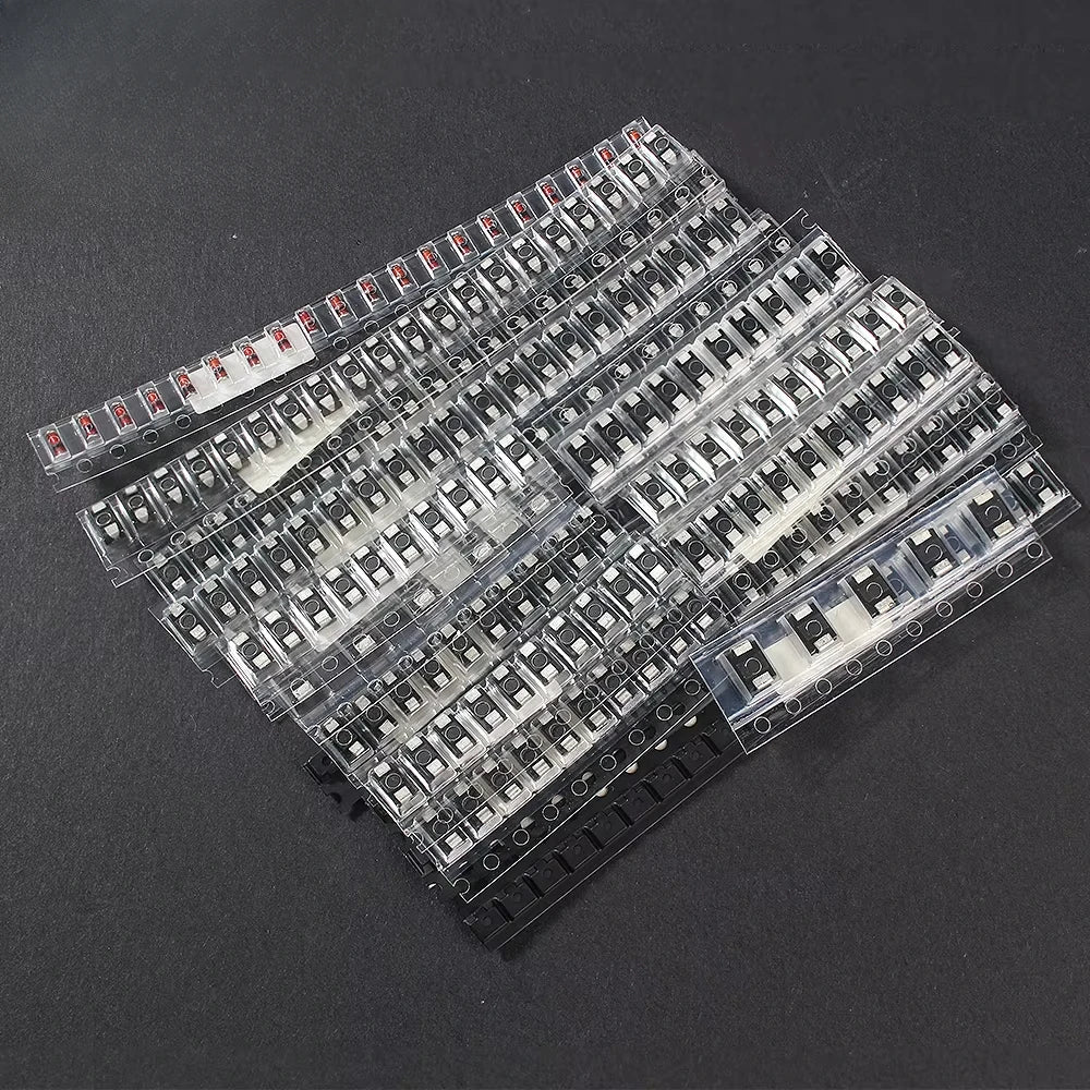 260PCS SMD Diode Assortment Kit Rectifier/Schottky/Switching Diodes M1/M4/M7/SS14/SS24/RS1M/US1M/SS34/SS54/BAT54C/BAT54S/LL4148