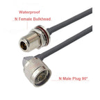 N Type Cable RG58 N Male to N Female Connector Extension Cable Low Loss RG-58 N Cable Male to Female Jumper Pigtail 15cm~30m