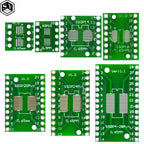 10PCS PCB Board Kit SMD Turn To DIP Adapter Converter Plate SOP MSOP SSOP TSSOP SOT23 8 10 14 16 20 28 SMT To DIP