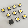 10Pcs 12x12x7.3mm Yellow Tactile Switch Push Button Micro Momentary Tact Switches for DIY Electronics