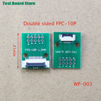 1pcs  Test Board FPC 6 8 10 12 20 30 24 Pin PCB Double Sided FFC FPC Flex Cable Adapter Pitch 0.5mm 1.0mm to 2.54mm Connector