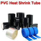 Width 25mm~ 120mm 18650 Lip Battery PVC Heat Shrink Tube Pack Dia 16 - 76mm Insulated Film Wrap lithium Case Cable Sleeve