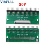 0.5mm FPC/FFC Breakout Board with Right Angle Male Pins, Pre-Soldered 2.54mm DIP Adapter for Flat Ribbon Cable, 4-80P