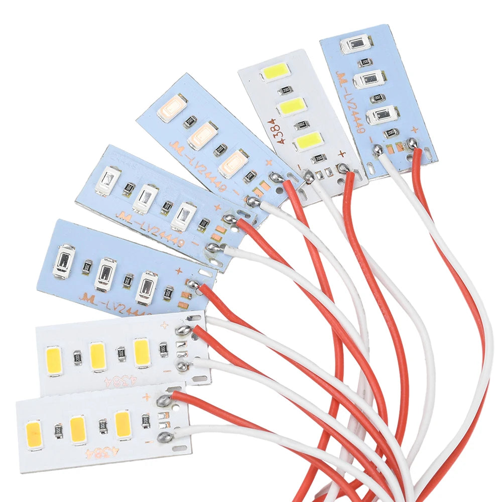 5pcs High Brightness 1.5W 5V LED 5730 SMD Color Lamp Bead Light Board Bulb With Line Red Yellow Green Blue Warm White Light