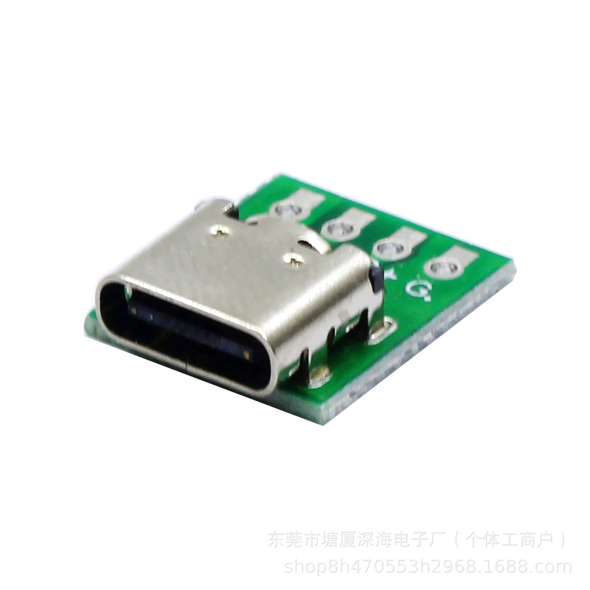 USB 3.1 Type-C 16-Pin Test Breakout Board Full Pinout Adapter Socket for Diagnosis & Data Cable Prototyping