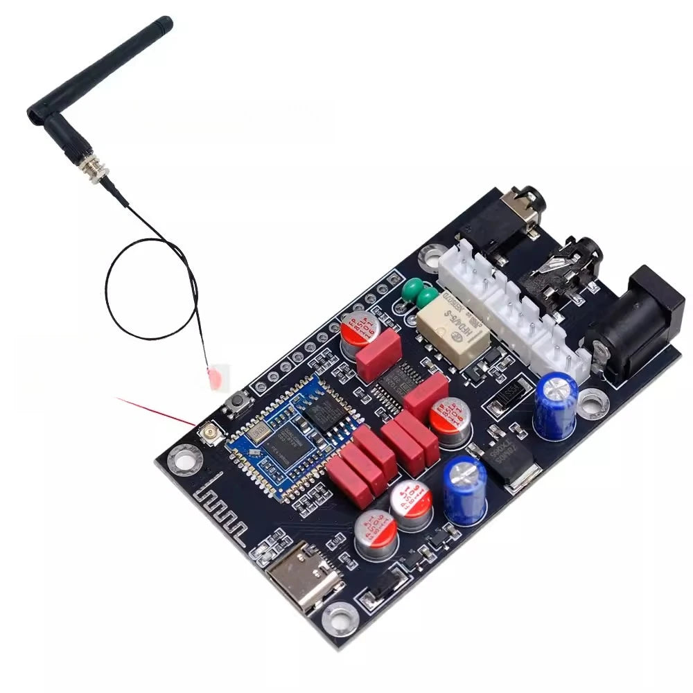 For QCC5125 pcm5102 for Qualcomm Bluetooth Decoder Receiver Module for aptx LDAC Audiophile Level