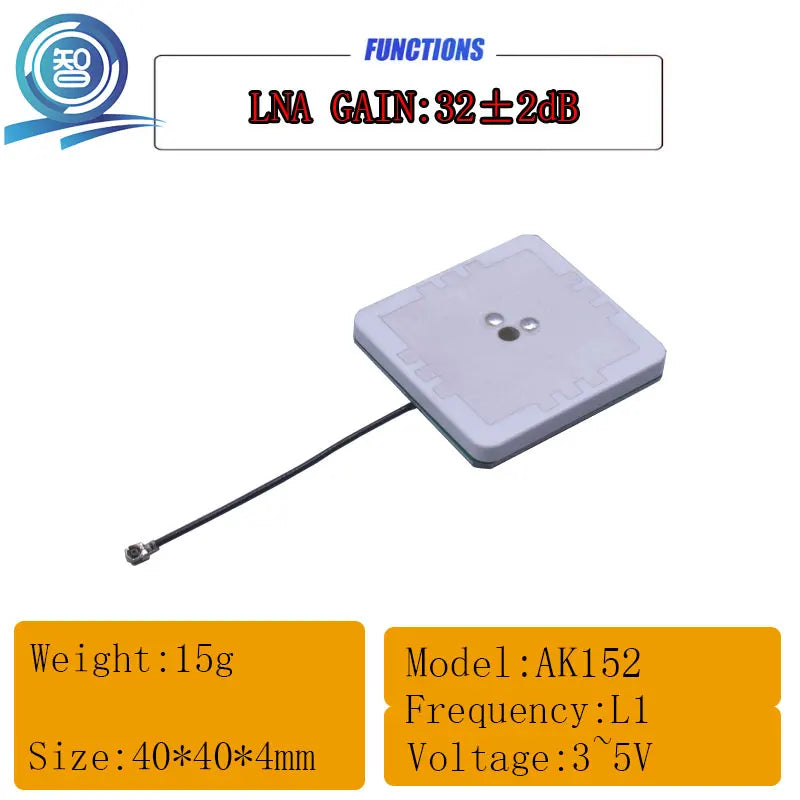 Four-star Multi-Frequency BDS/GPS M8N GNSS Positioning Module Submeter Flight Control Robot UBX NEO-M9N Module Support 25HZ