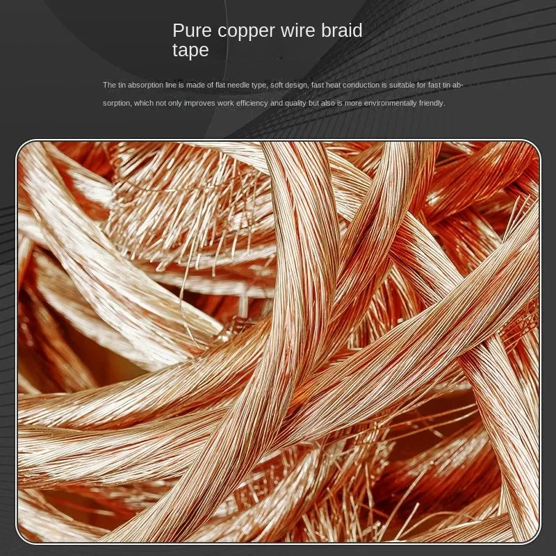 1PC 2.0mm 3.5mm 1.5M Welding Wires Desoldering Braid Solder Remover Wick Wire Repair Tool