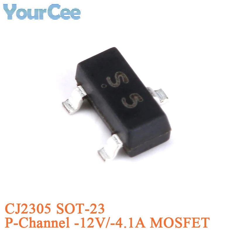 50pcs CJ3401A R1A CJ3401 R1 CJ3407 3407 CJ2307 S7 CJ2303 S3 CJ2321 S21 CJ2301 S1 CJ2305 S5 SOT-23 P-channel SMD MOSFET BSS84