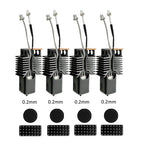 Toolhead Hot End For Snapmaker U1 Pre-installed Thermistor & Ceramic Heating Plate Quick Heating Hotend For U1 3D Printer Parts
