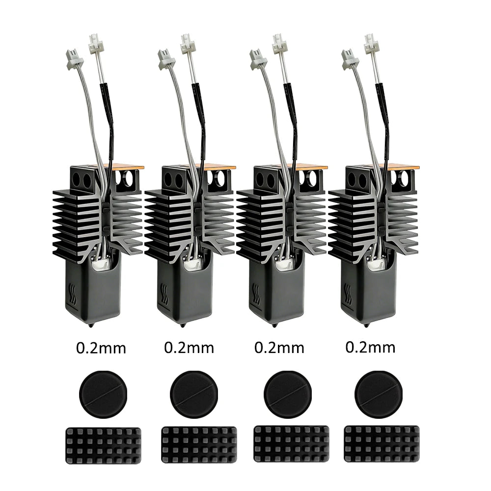 Toolhead Hot End For Snapmaker U1 Pre-installed Thermistor & Ceramic Heating Plate Quick Heating Hotend For U1 3D Printer Parts