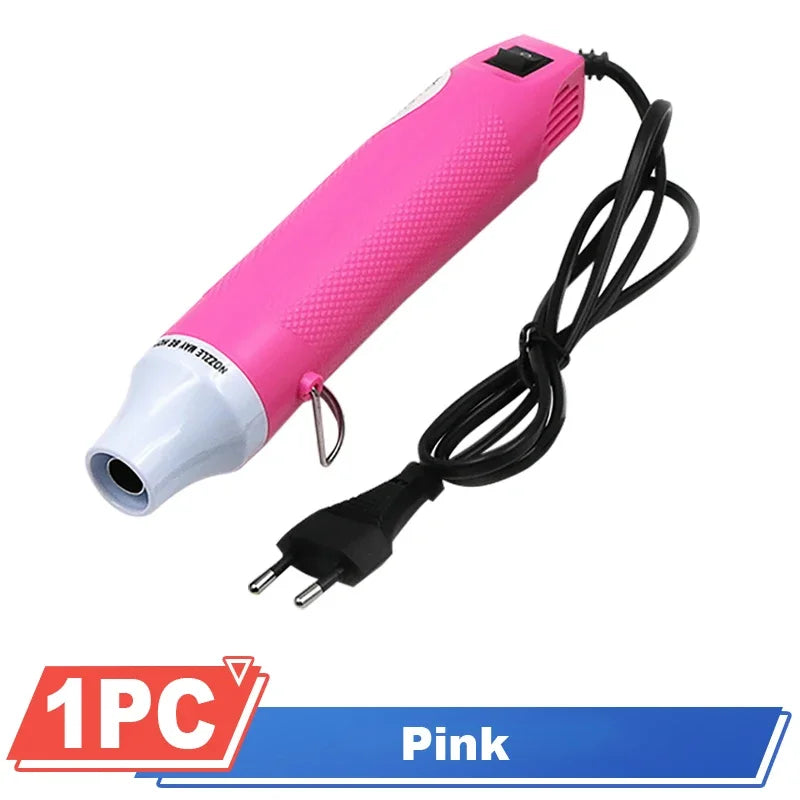 Hot Air Gun 220V Soldering Temperature Blower Gun DIY Crafts Electric Power Hot Dryer Mini Heat Gun For Shrink Tubing Car Wrap