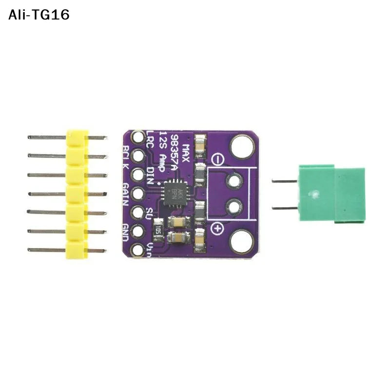 【TG16】1 Set 3006 I2S 3W Class D Amplifier Without Filtering DIY Power Amplifier Board MAX98357A Audio Amplifier Module