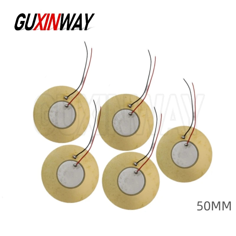 Buzzer Piezo Elements Sounder Sensor Trigger Drum Disc With Wire for Loudspeake 12MM 15MM 18MM 20MM 27MM 35MM 50MM