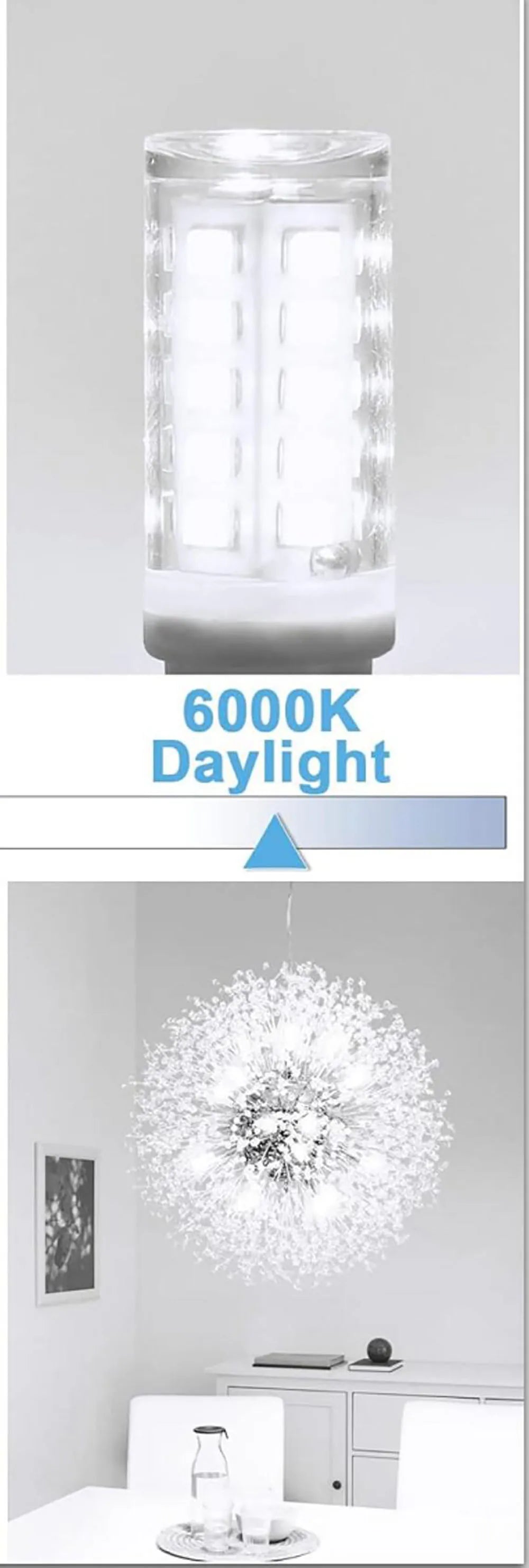 10Pcs G9 LED Lamp Brightest AC220V 230V 240V 7W Ceramic SMD 2835 LED Bulb Warm/Cool White Spotlight Replace Halogen LED Lighting