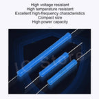 1PCS HVR80 1% 3W 5W 10W High Voltage Insulation Resistor 10K 1M 500M for Withstand Voltage Test Calibration Certification