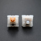 Outemu Yellow Jade Silent Switch 5Pin HP Tactile Custom Mechanical Keyboard Mute MX Switch Like Holy Panda lubricated for Gaming