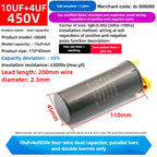 CBB60 Capacitor 450V AC Motor Run Capacitors 3/4/5/6/8/10/12/14/15/16/18/20/30/35/40/50/60/70UF for Washing Machine, Water Pump