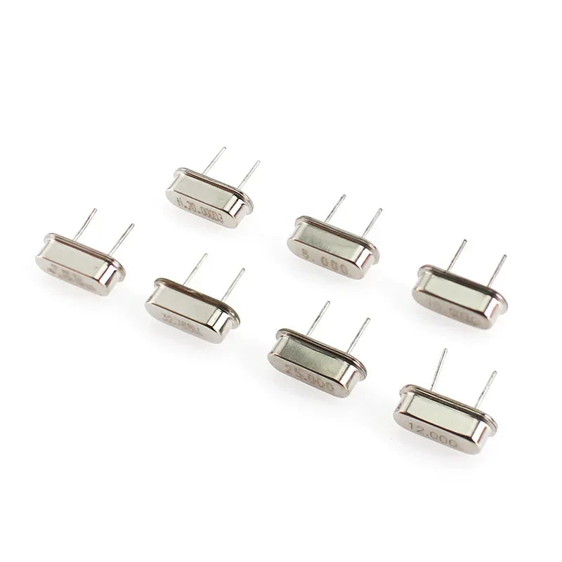 35-200pcs Crystal Oscillator Electronic Kit HC-49S DIP/SMD Ceramic Quartz Resonator Hc-49 Set 4Mhz 6Mhz 8Mhz 12Mhz 16Mhz 20Mhz