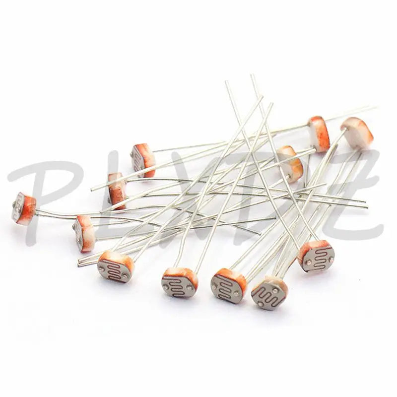 50PCS/LOT LDR Photo Light Sensitive Resistor Photoelectric Photoresistor 5528 GL5506 5516 5528 5537 5539 5547 5549 For Arduino