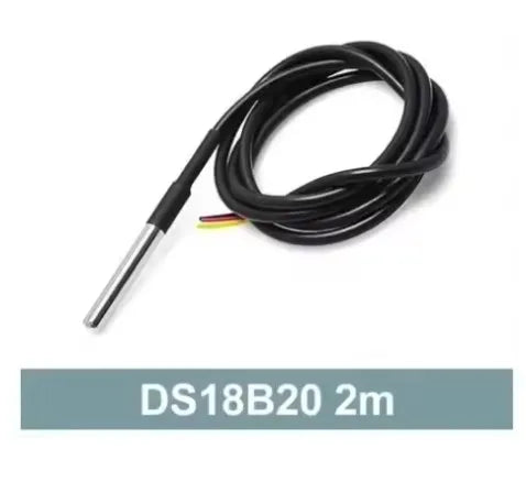 1-10pcs DS18B20 Stainless Steel Waterproof DS18b20 1m 3m 5m Thread Temperature Probe Temperature Sensor 18B20 Cable For Arduino