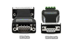 UOTEK Industrial RS232 to RS485 Adapter Converter RS 232 DB9 Connector RS-485 to RS-232 Isolated Half Duplex Anti-surge UT-2017