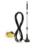 12dBi WIFI Antenna 2.4G 5.8G Dual Band Magnetic Base Aerial SMA Male with 3M Cable for Router Camera Signal Booster