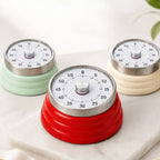 Magnetic Suction Countdown Alarm Clock 60 Minutes Battery Free Children Study Timer Mechanical Operation Visual Display