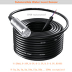 0-350m to 4-20mA RS485 Hydrostatic Liquid Level Transmitter 0-10V 0-3.3V 0.5-4.5V Output Water Pressure Level Sensor Probe