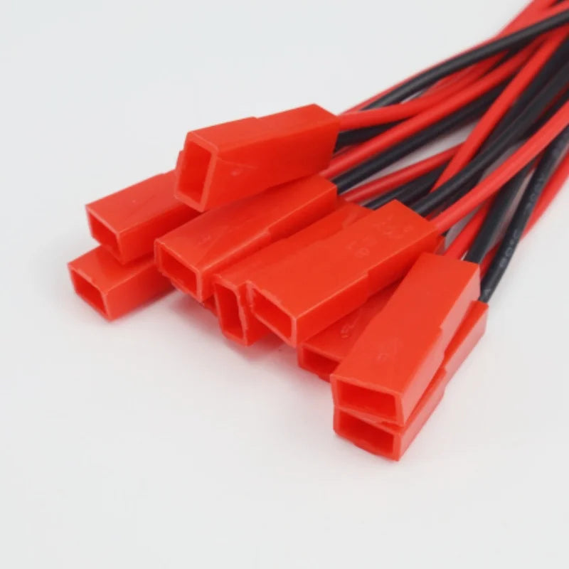 10 Pairs 22 AWG 20CM JST Plug Connector 2 Pin Male Female Plug Connector Cable Wire for LED Lamp Strip RC Toys Battery Adapter