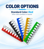 10/20/50/100PCS TB1512 / TBD-15A 12 Position Pre Insulated Fork Type Terminal TB Connection Strip Barrier Strip Jumper Connector