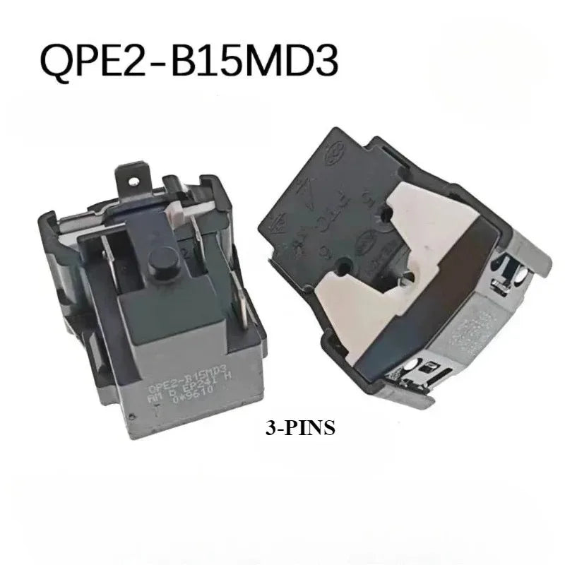 1Pcs For Refrigerator Starter QPE2-B15MD3 Compressor Capacitor PTC Overload Protector