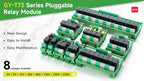 GEYA Pluggable Relay Module 1 Channel AC/DC 24V 12V 110V 220VAC Din Rail Mounted GSM Relay Control Timer Module