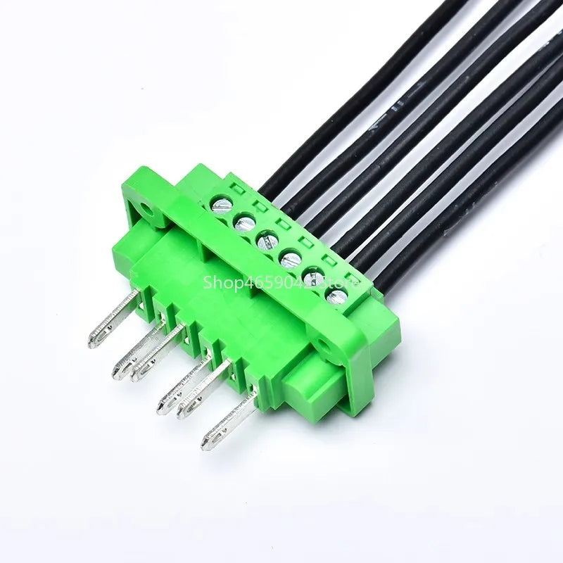 5sets 2EDGWB 5.08/15EDGWB 3.81 2/3/4/5/6/10/12Pin Wall Terminal Plug Type 5.08mm/3.81mm Pitch Connector Pcb Screw Terminal Block