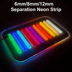 6mm 8mm 12mm Separate Flexible Silicone Neon Strip or 120Leds SMD2835 Led Strip For LED Neon Sign Waterproof IP67
