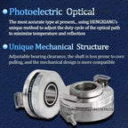 Factory Cheap Price K76 DC5-24v Incremental Encoder up to 32768 Ppr 76.5mm IP50 Protection Hollow Shaft Rotary Encoder