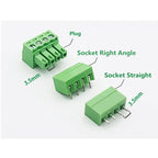 5Pair 15EDG KF2EDG 2.54mm 3.5mm 3.81mm 5.08mm PCB Screw Terminal Block 2-12Pin Male Plug Female Socket Pin Header Wire Connector