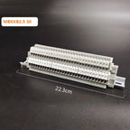 MBKKB2.5 MBKKB-2.5 Double Layer Screw Clamp DIN Rail Terminal Blocks Kit Set 500V 24A