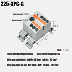 Fixed Modular Wire Connectors Compact Splicing Lighting Push-in Multi Link Terminal Block 1 in Multiple Out 225 Series 1
