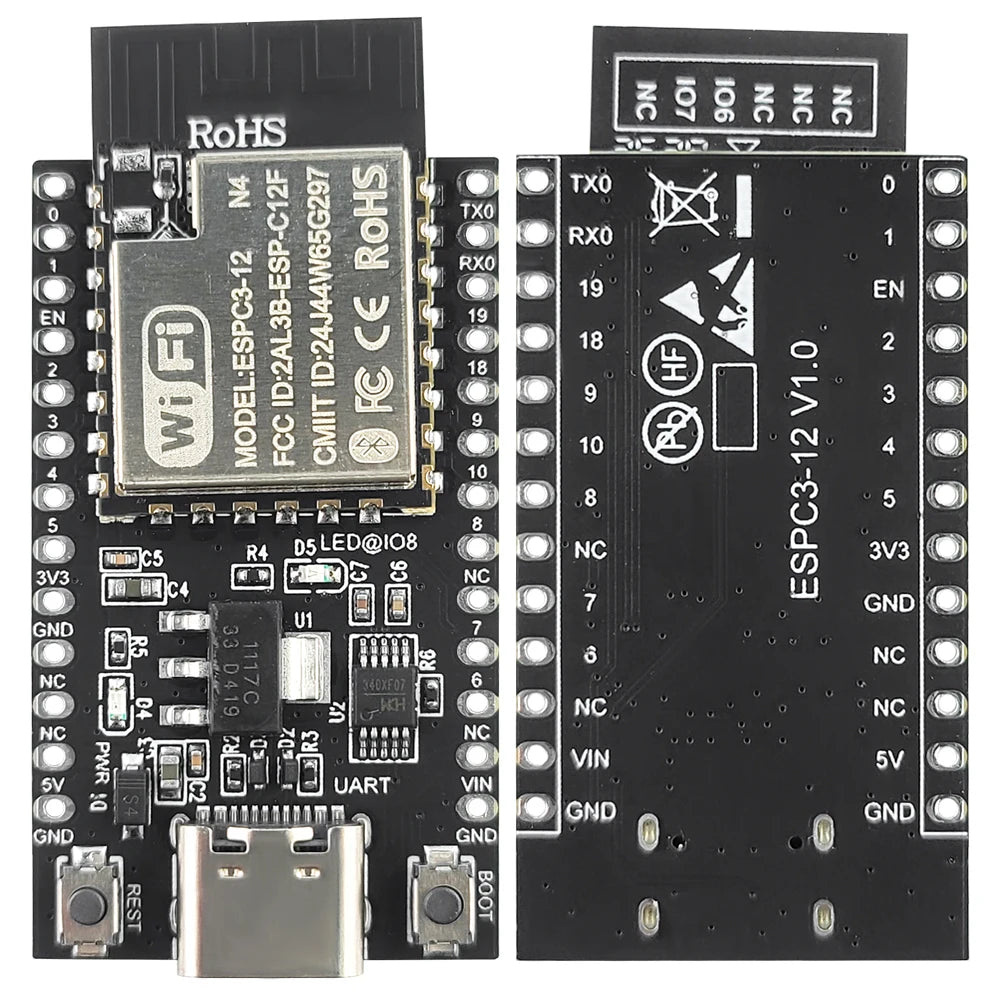 ESP32C3 Development Board Wifi BT Module RISC-V 32-Bit Single-Core ESP32-C3 N4 4MB Flash 26PIN TYPE-C Soldering