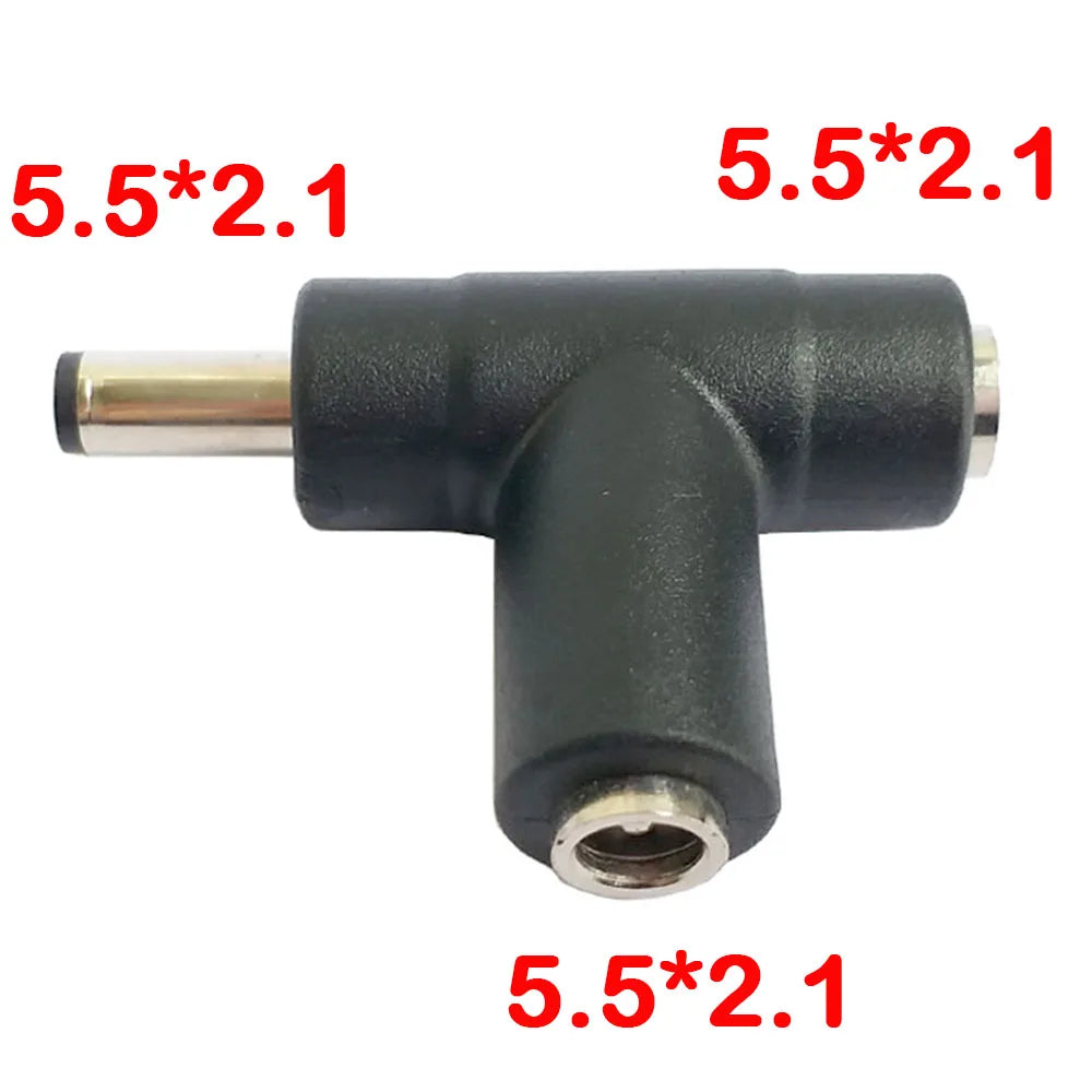 5.5 X 2.1 mm Female to 5.5 X 2.1 mm Male Female DC Power Connector Adapter Laptop 5.5*2.5 Female to Male 5.5*2.5